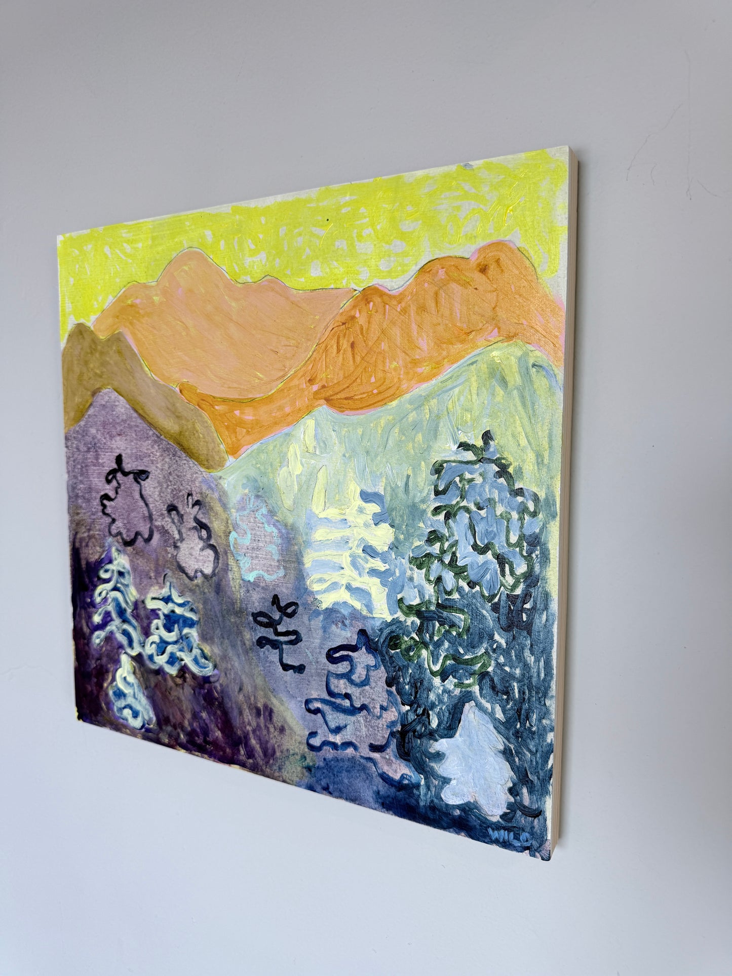 Sunset on Mountains I