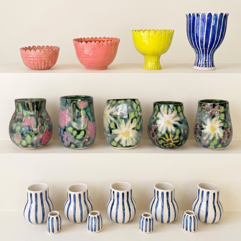 Ceramics gallery display