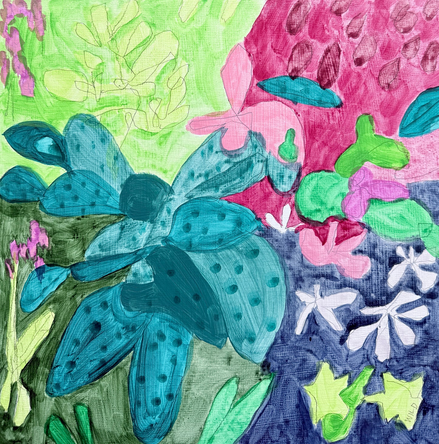 Dutch Garden Quadriptych