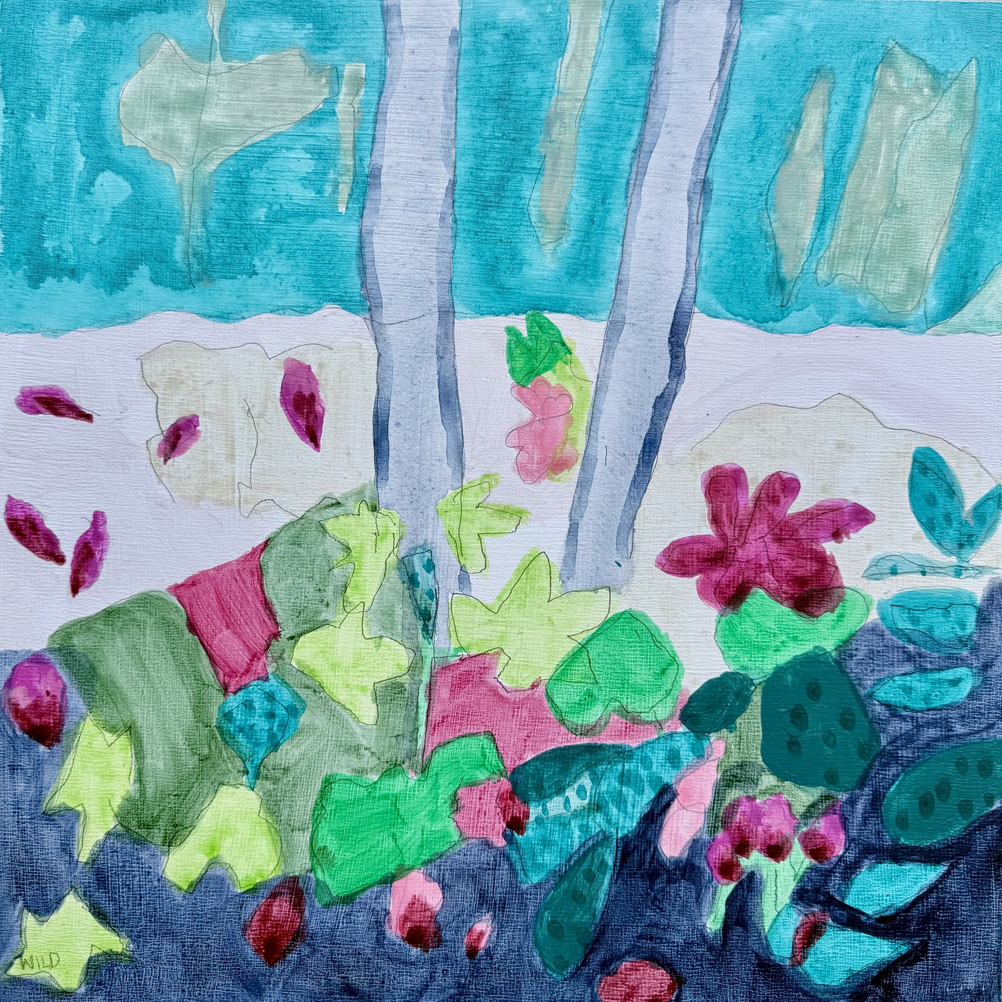 Dutch Garden Quadriptych