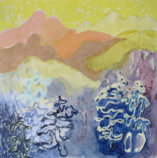 Sunset on Mountains II