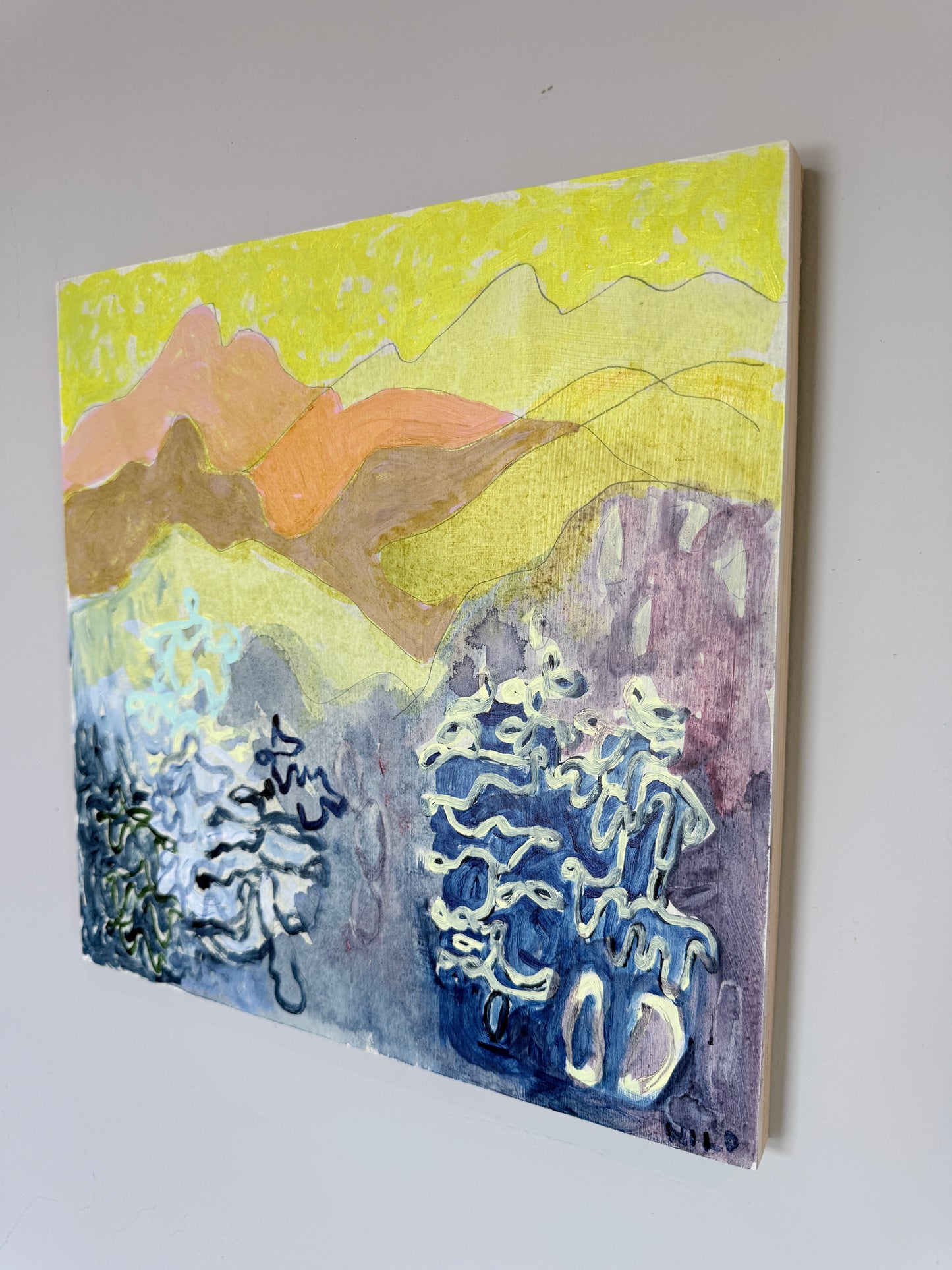 Sunset on Mountains II